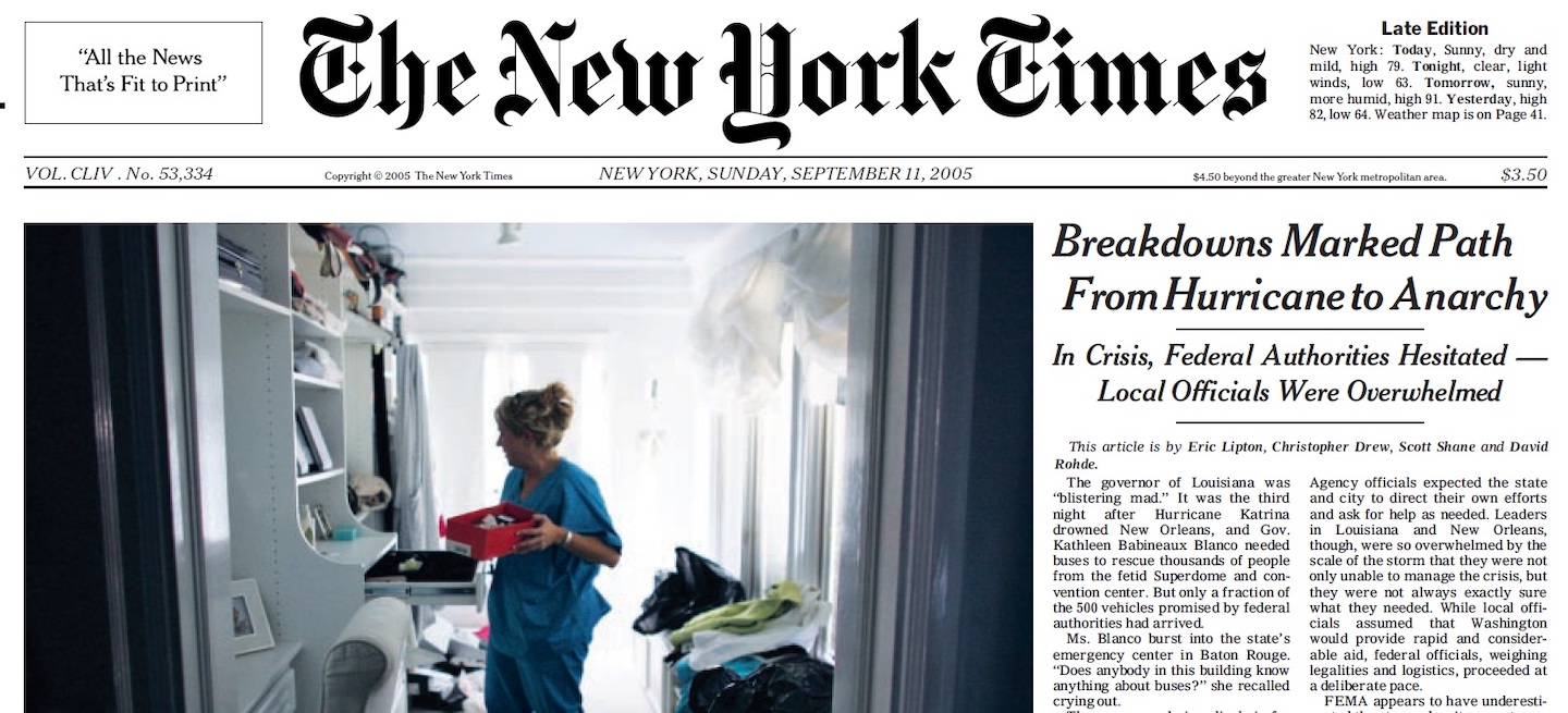 New York Times slecht muur tussen krant en web